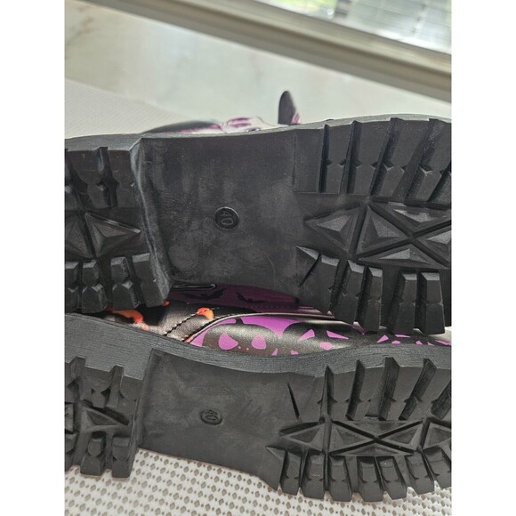 Jack Women's Skellington Purple Ankle Boots, Size 40 - Picture 4 of 6